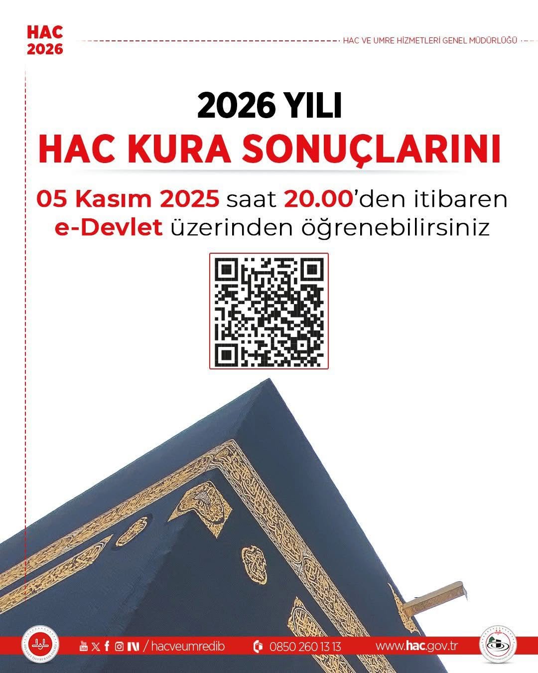 Aksaray'da 2026 Hac Kura Sonuçları E-Devlet'te Açıklanacak