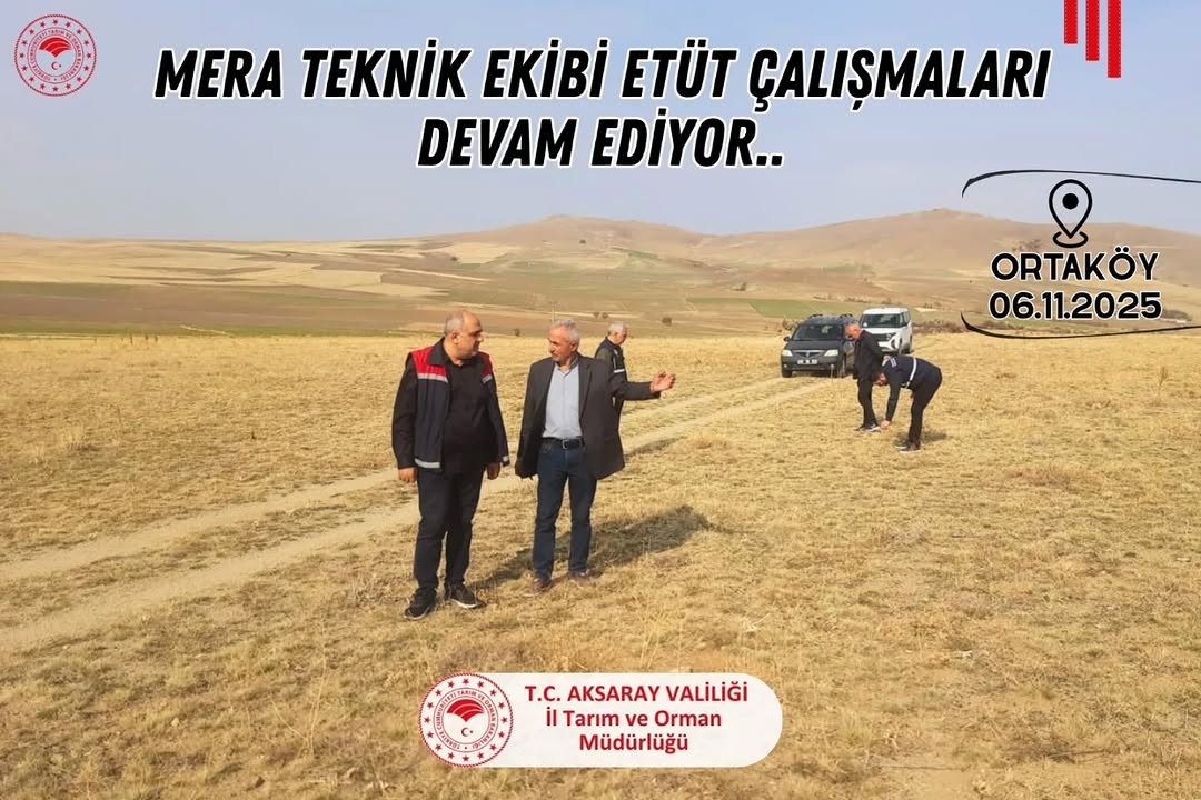Aksaray'da Mera Islahı Çalışmaları Hız Kesmeden Sürüyor