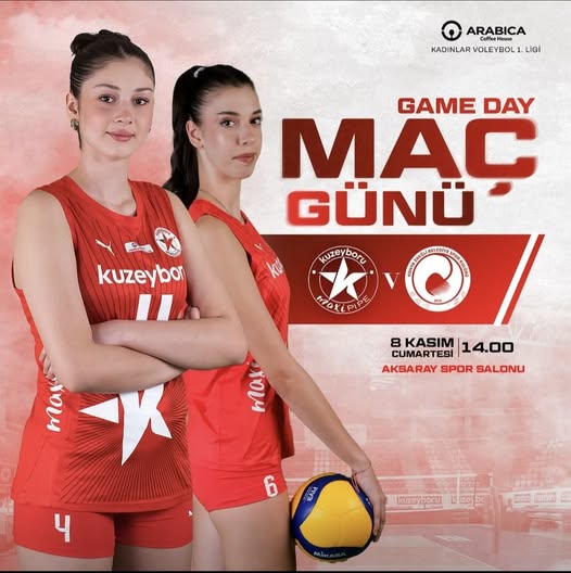 Aksaray'da Kadınlar Voleybol 1. Lig Heyecanı: Arabica Coffee House, Konya Ereğli ile Karşılaşıyor