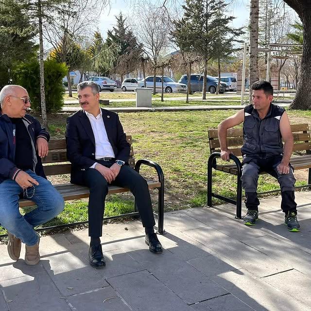 Aksaray Milletvekili Altınsoy, Cami Cemaatiyle Buluştu