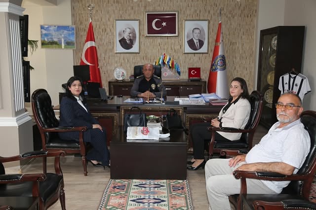 Aksaray Emniyet Müdürü, Büyükbölcek Mahalle Muhtarı'nı Ağırladı