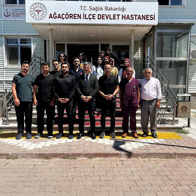 Aksaray İl Sağlık Müdürü Güleç, Ağaçören İlçe Devlet Hastanesi'ni Ziyaret Etti