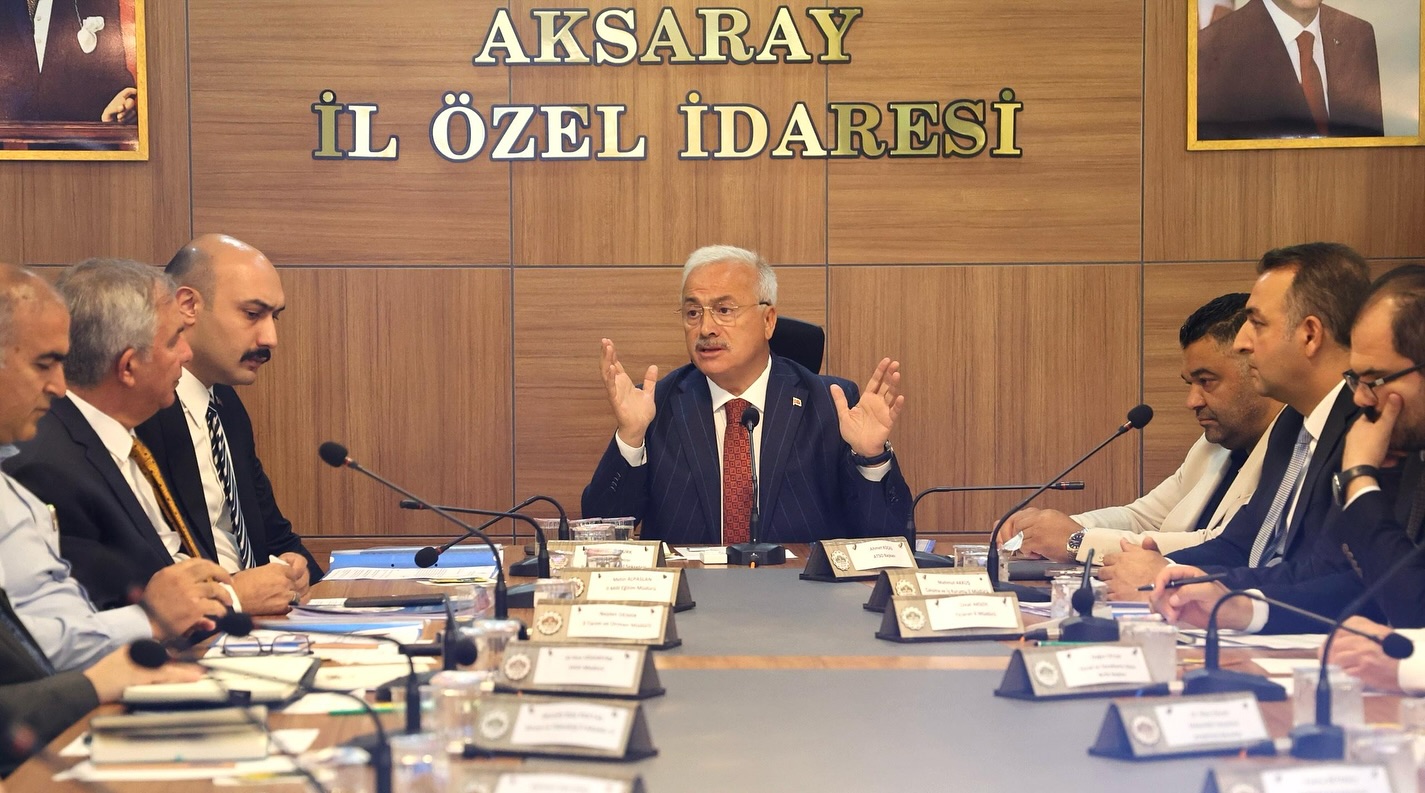 Aksaray'da İstihdam ve Mesleki Eğitim Kurulu Toplantısı Yapıldı
