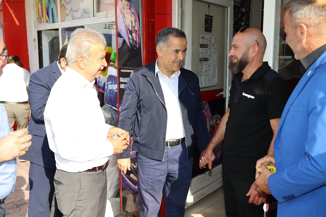 Aksaray AK Parti İl Başkanı Aktürk, Ortaköy'deki Esnafla Buluştu