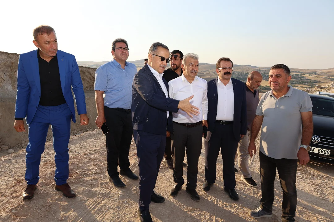 Aksaray'da Ortaköy Çevre Yolu Çalışmaları İncelendi