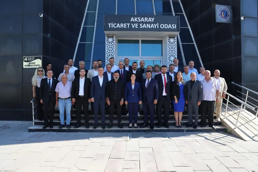 İyi Parti Heyeti Aksaray Ticaret ve Sanayi Odası'nı Ziyaret Etti