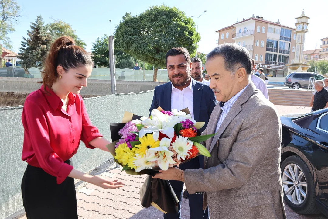 AK Parti Aksaray İl Başkanı Aktürk, Ağaçören Kaymakamı Korkmaz'ı Ziyaret Etti