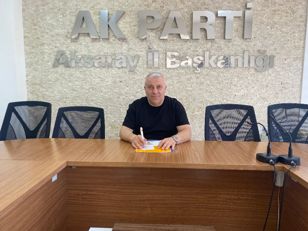 AK Parti Aksaray İl Başkanı Hamza Aktürk Görevde