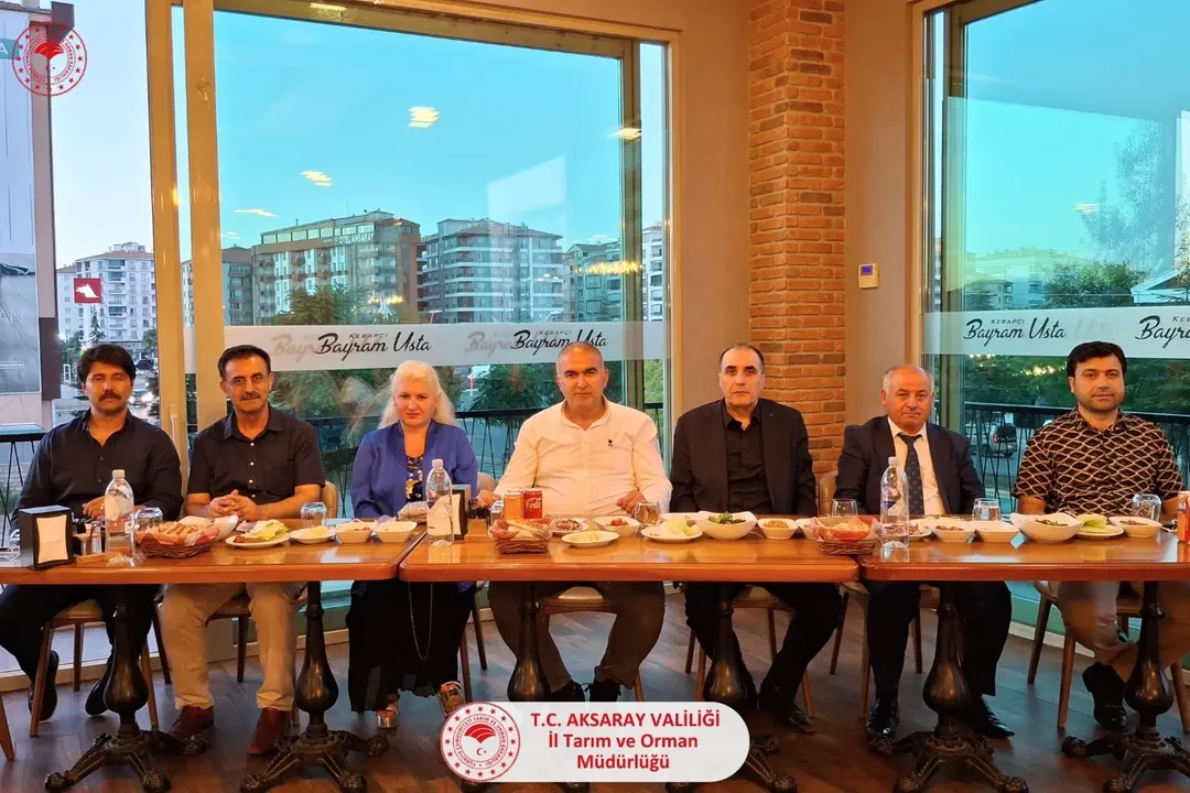 Aksaray Tarım İl Müdürlüğü'nde Veda Yemeği Düzenlendi