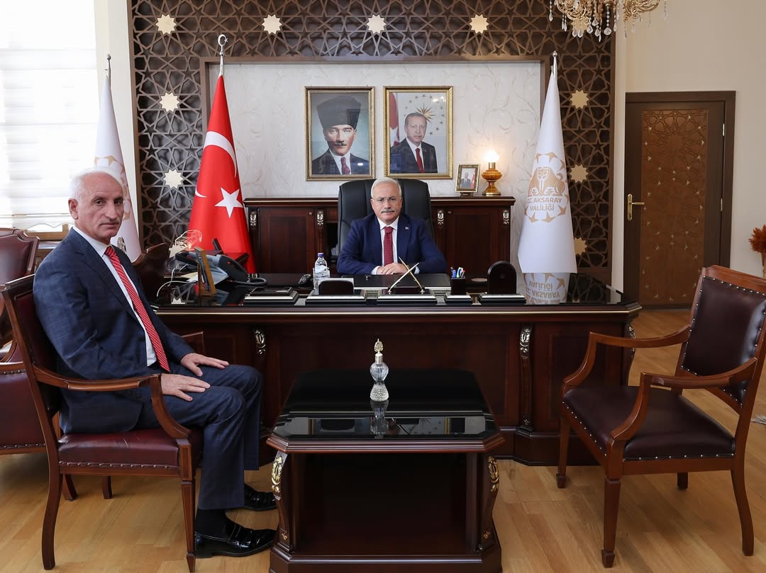 Aksaray Valisi Kumbuzoğlu, Yeni İl Afet ve Acil Durum Müdürünü Kabul Etti