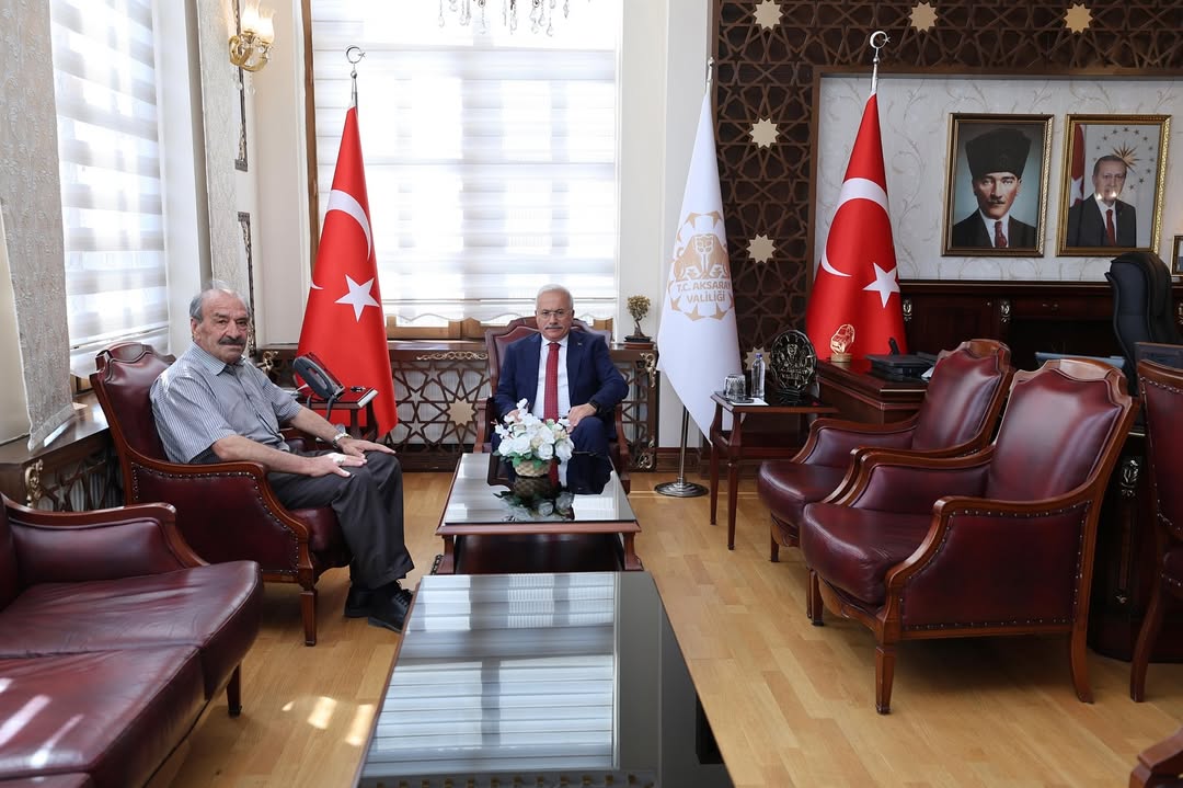 Aksaray Valisi Mehmet Ali Kumbuzoğlu Kıbrıs Gazisi Veyis Atılgan'ı Ziyaret Etti