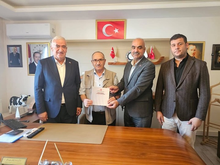 MHP Heyeti, Süt Üreticileri Birliği Başkanı'nı Ziyaret Etti, Milli Birlik Buluşması Davetiyesi İletildi