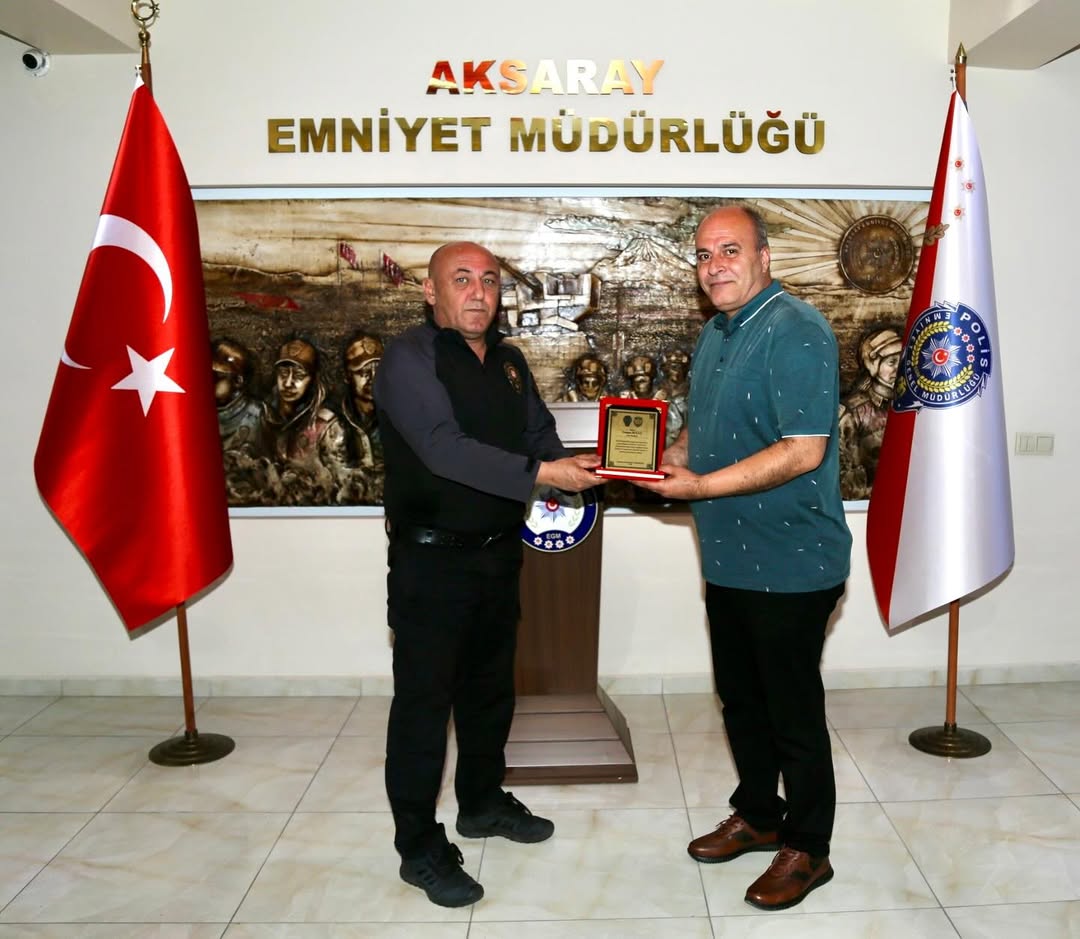 Aksaray Emniyet Müdürlüğü'nden Polis Memuru Bülüç'e Veda