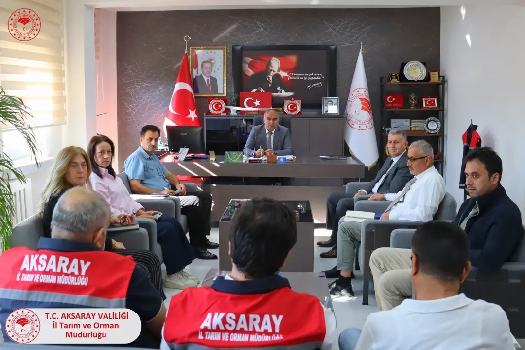 Aksaray Tarım İl Müdürlüğü Haftalık Toplantısı Gerçekleştirildi