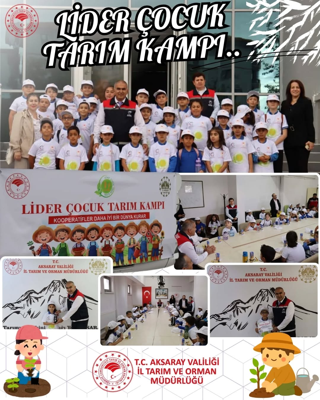 Aksaray'da Lider Çocuk Tarım Kampı ile Geleceğin Çiftçileri Yetişiyor