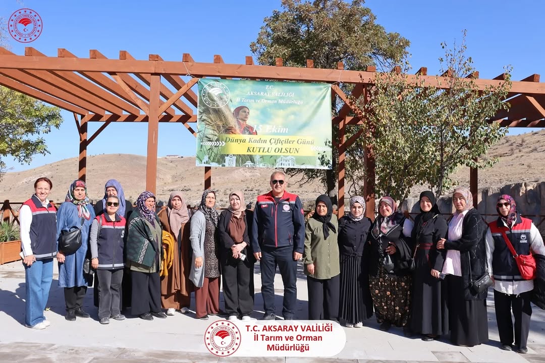 Aksaray'da Kadın Çiftçiler Dünya Kadın Çiftçiler Günü'nde Onurlandırıldı