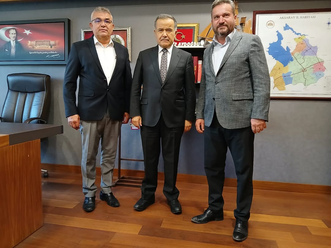 AK Parti Aksaray Milletvekili Cengiz Aydoğdu'ya İlçe Başkanlarından Ziyaret