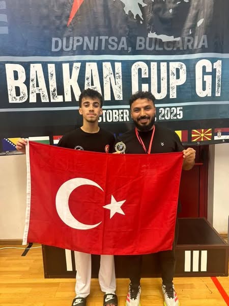 Aksaray'lı Güreşçi Bedirhan Aslan, Balkan Şampiyonu Oldu