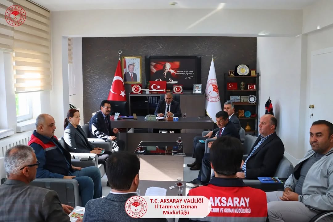Aksaray Tarım İl Müdürlüğü Haftalık Değerlendirme Toplantısını Gerçekleştirdi