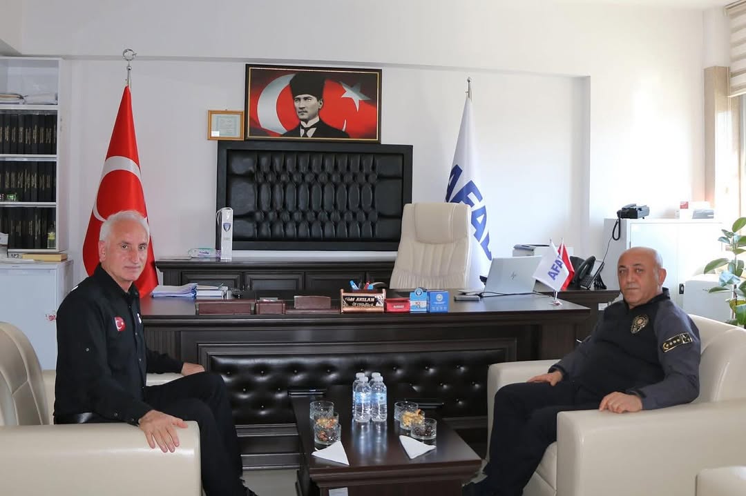 Aksaray Emniyet Müdürü'nden İl Afet ve Acil Durum Müdürü'ne Hayırlı Olsun Ziyareti