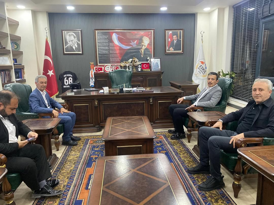 AK Parti Aksaray İl Başkanı Hamza Aktürk, Eskil Belediye Başkanı'nı Ziyaret Etti