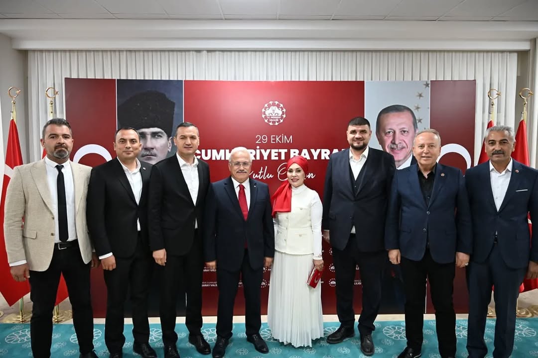 Aksaray'da 29 Ekim Cumhuriyet Bayramı Kabul Töreni