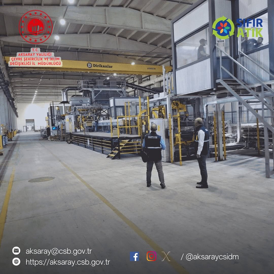Aksaray'da Döküm Tesisleri Çevre Denetiminden Geçti