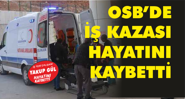 Aksaray'da Fabrika Kazası: 1 İşçi Hayatını Kaybetti, 3 Çalışan Yaralandı