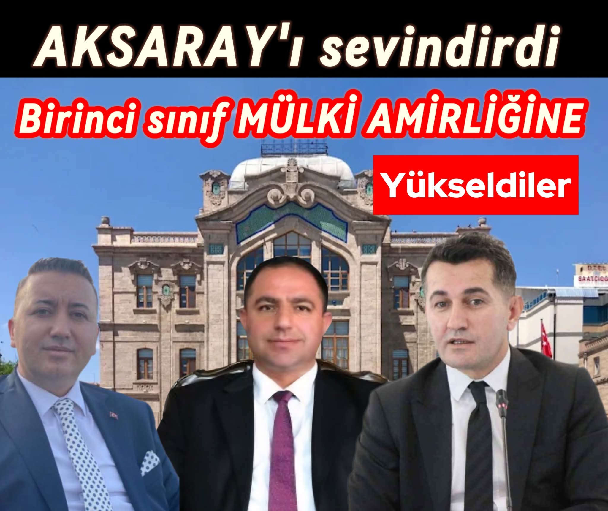 27 mülki idare amiri birinci sınıf mülki idare amirliğine yükseldi