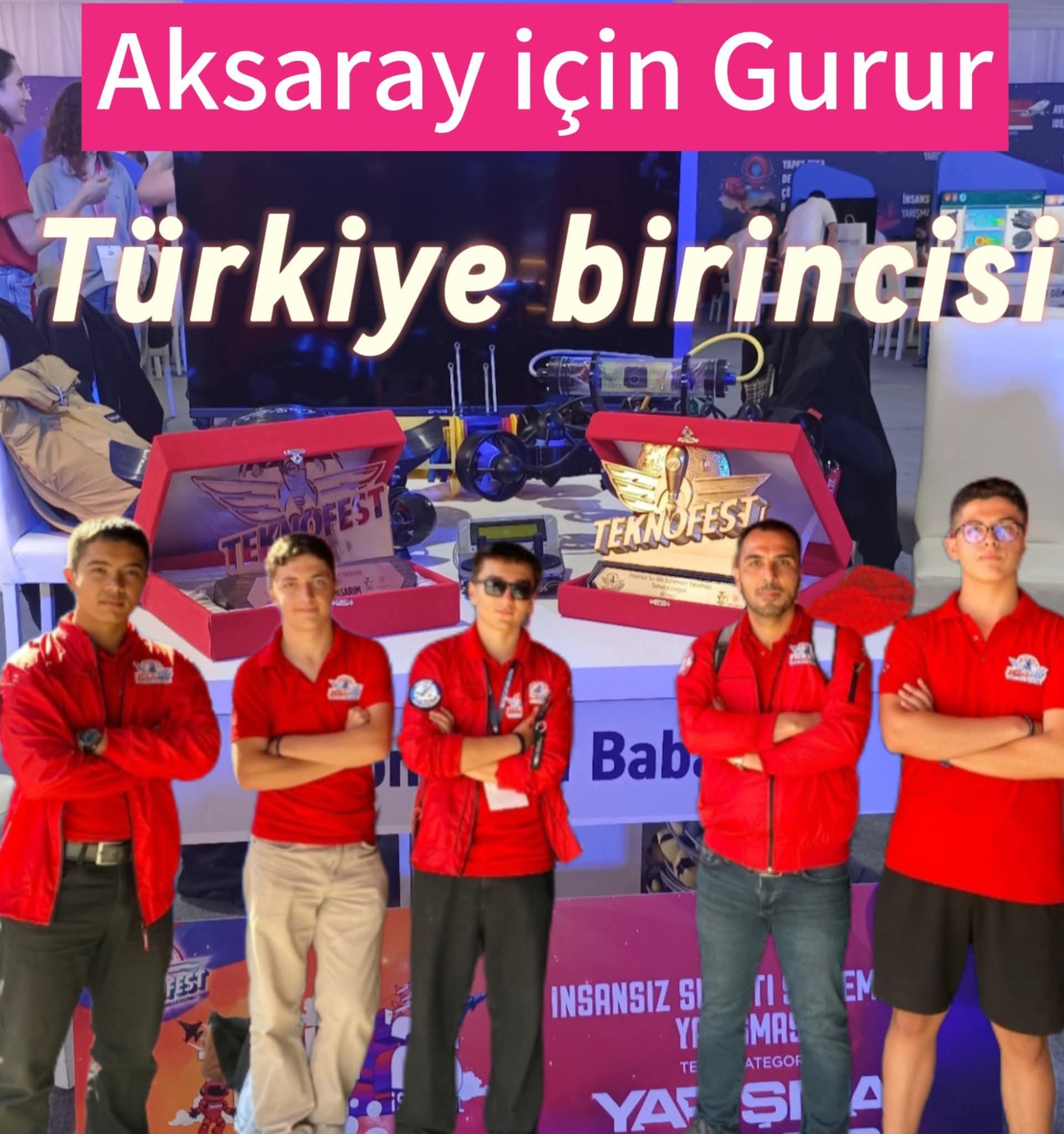 Aksaray Somuncu Baba Takımı Teknofest İnsansız Su Altı Sistemleri Yarışmasında Türkiye 1.si Oldu!