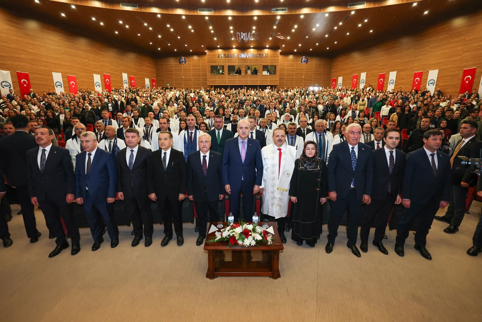 TBMM BAŞKANI KURTULMUŞ, AKSARAY ÜNİVERSİTESİNİN AKADEMİK YIL AÇILIŞINDA KONUŞTU: