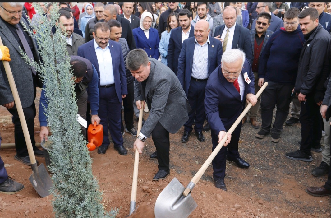 24 KASIM ÖĞRETMENLER GÜNÜ HATIRA ORMANINDA 5 BİN FİDAN TOPRAKLA BULUŞTU