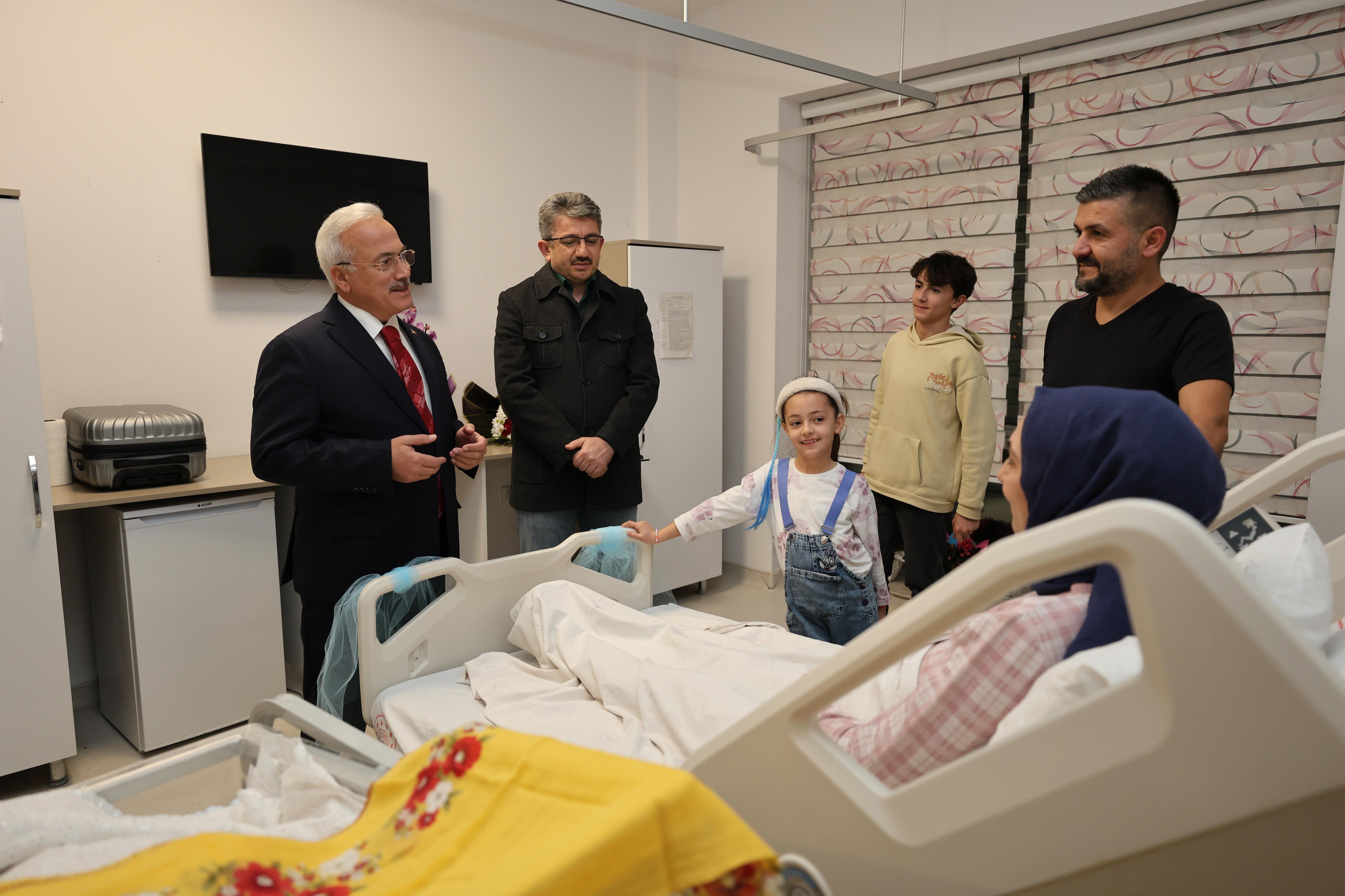 Validen Doğum Yapan Öğretmene sürpriz ziyaret 