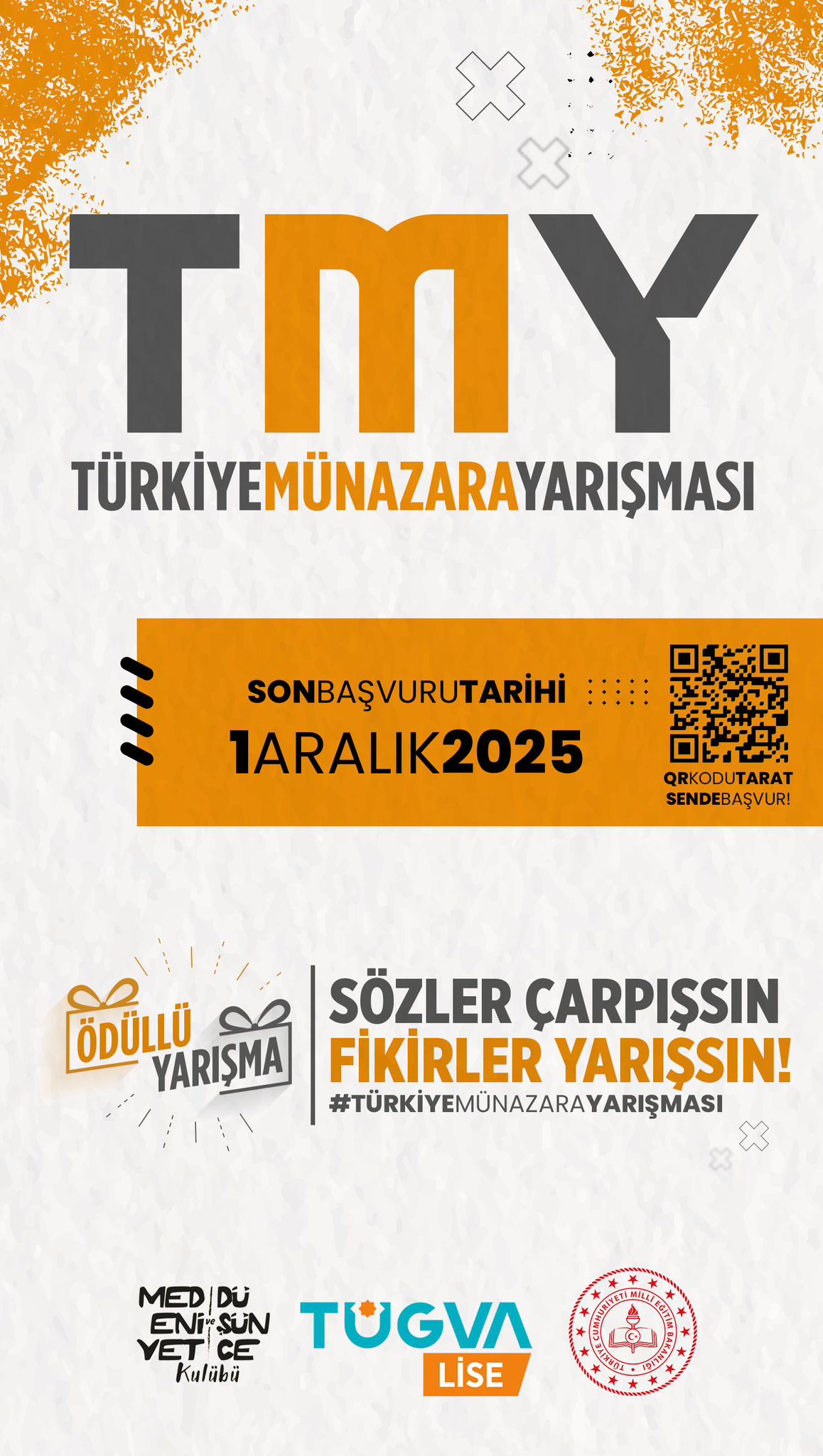 TÜGVA BAKANLIK ORTAKLAŞA MÜNAZARA YARIŞMA KAYITLARI BAŞLADI 