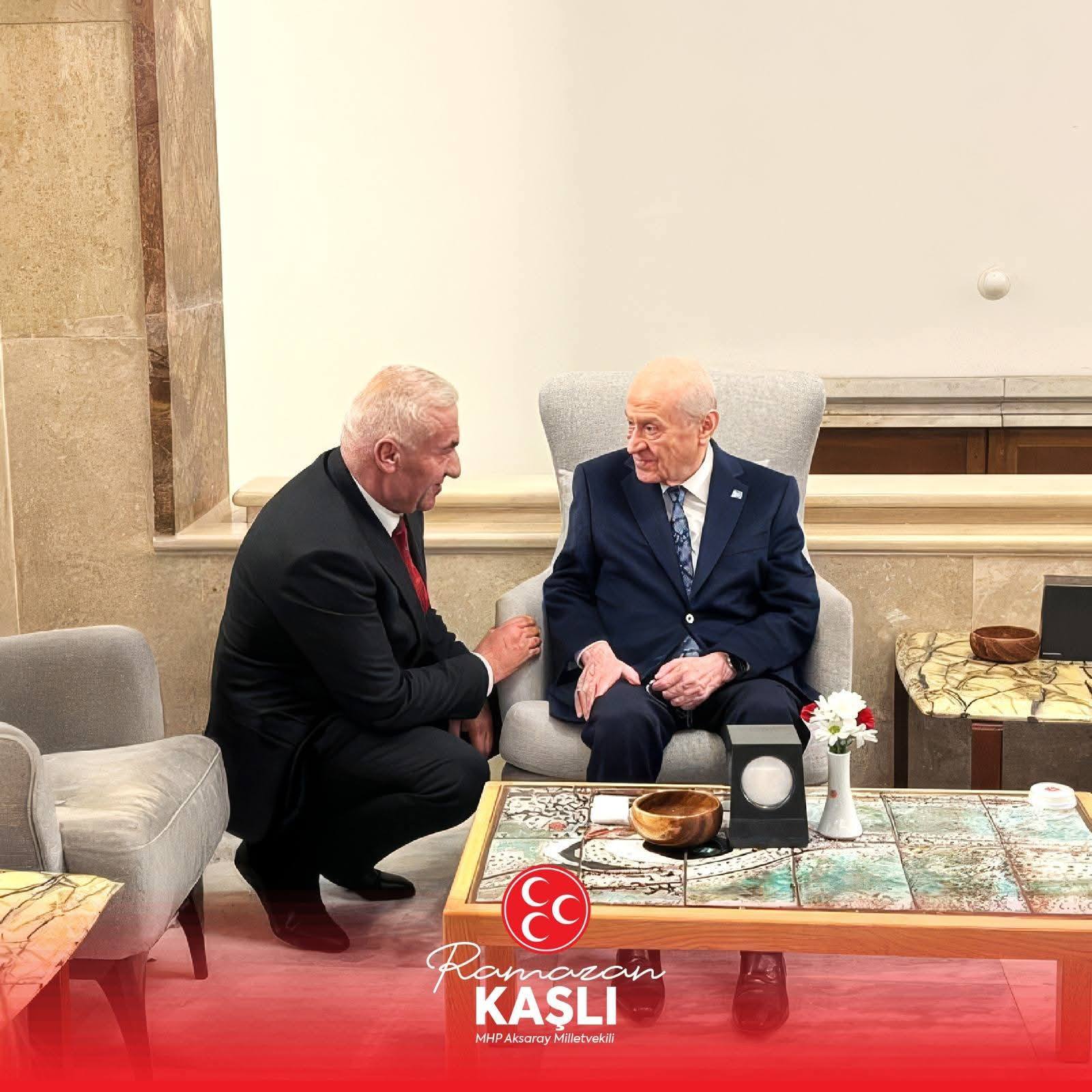 TBMM’de Bütçe Arasında Anlamlı Buluşma: Aksaray’ın Öncelikleri MHP Genel Başkanı Bahçeli’ye Sunuldu