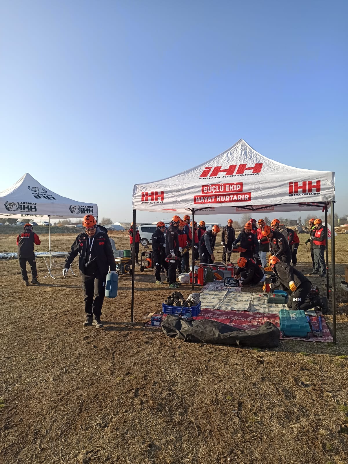 Aksaray İHH Arama Kurtarma Ekibi KAK-1 Eğitimini Başarıyla Tamamladı
