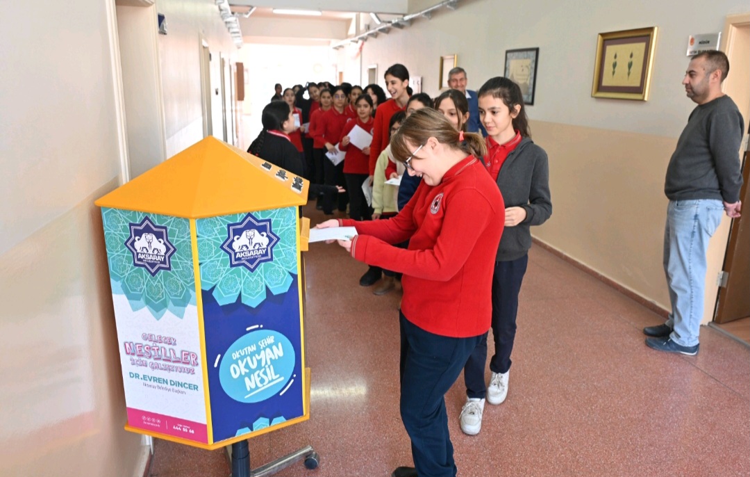 AKSARAY BELEDİYESİ’NDEN ÖĞRENCİLERE “BAŞKANIMA MEKTUP VAR” KAMPANYASI