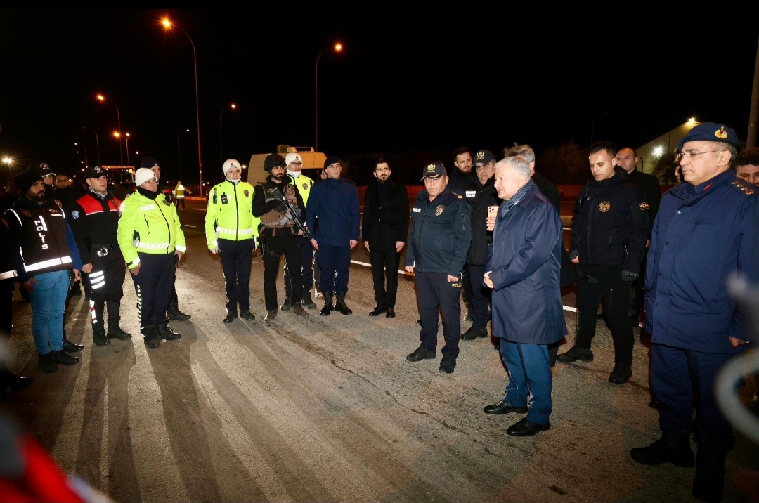 Vali Murat Duru’dan Aksaray–Adana Yol Kontrol ve Uygulama Noktasına Ziyaret