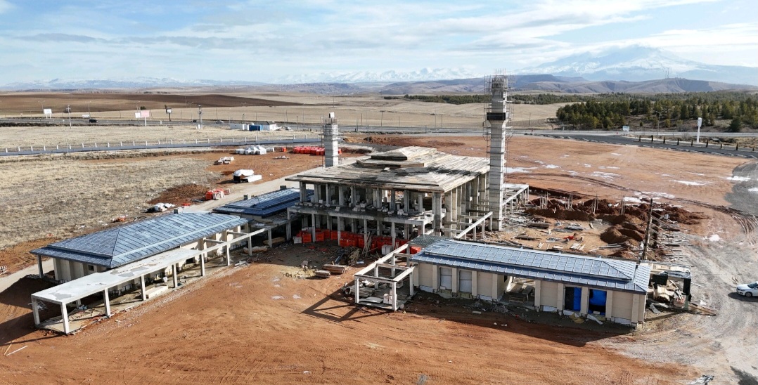 YENİ ŞEHİR MEZARLIĞI KÜLLİYE PROJESİ YÜKSELİYOR