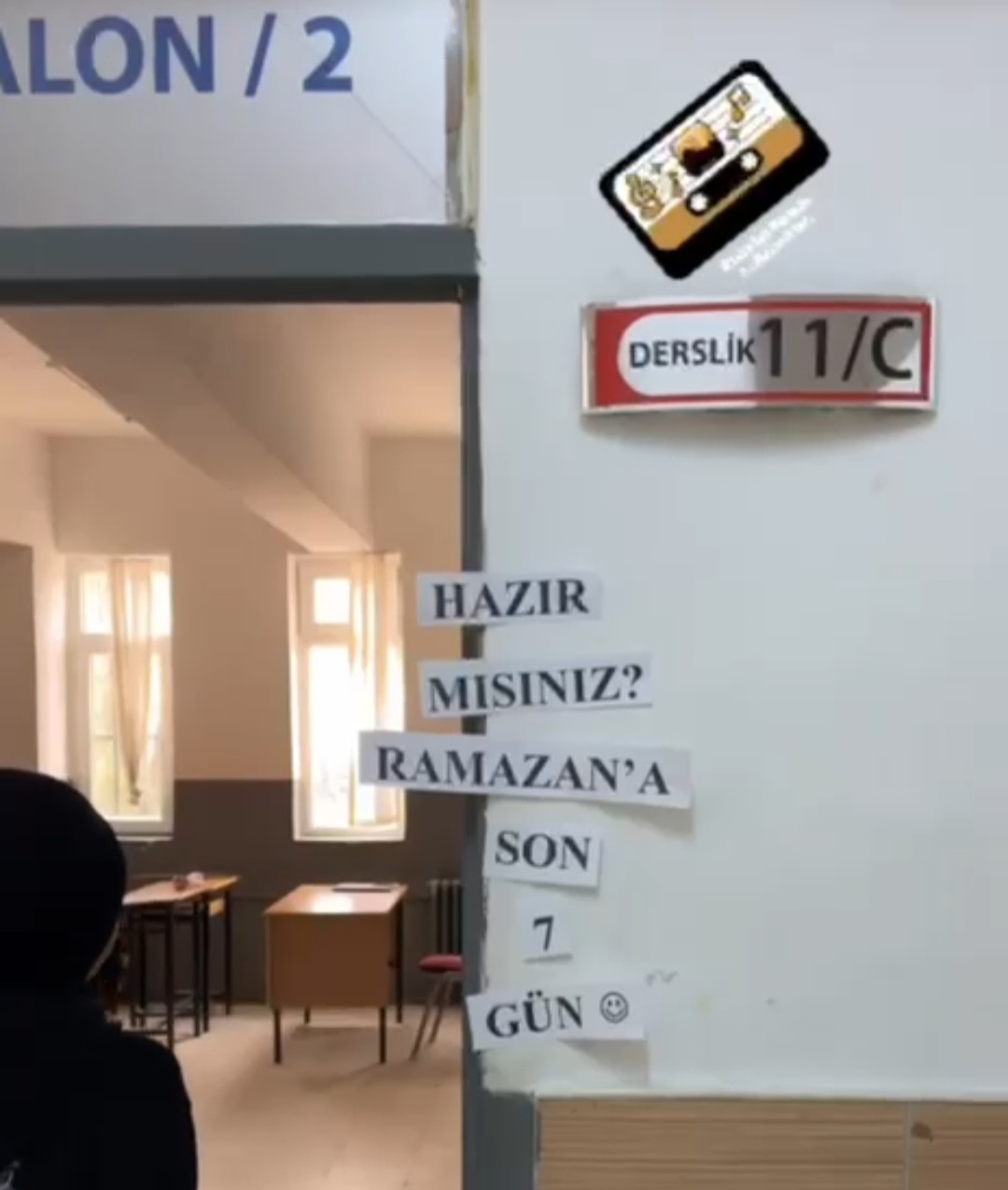 Atatürk Anadolu Lisesi Öğrencileri Mübarek Ramazan ayı için gün sayıyor. 