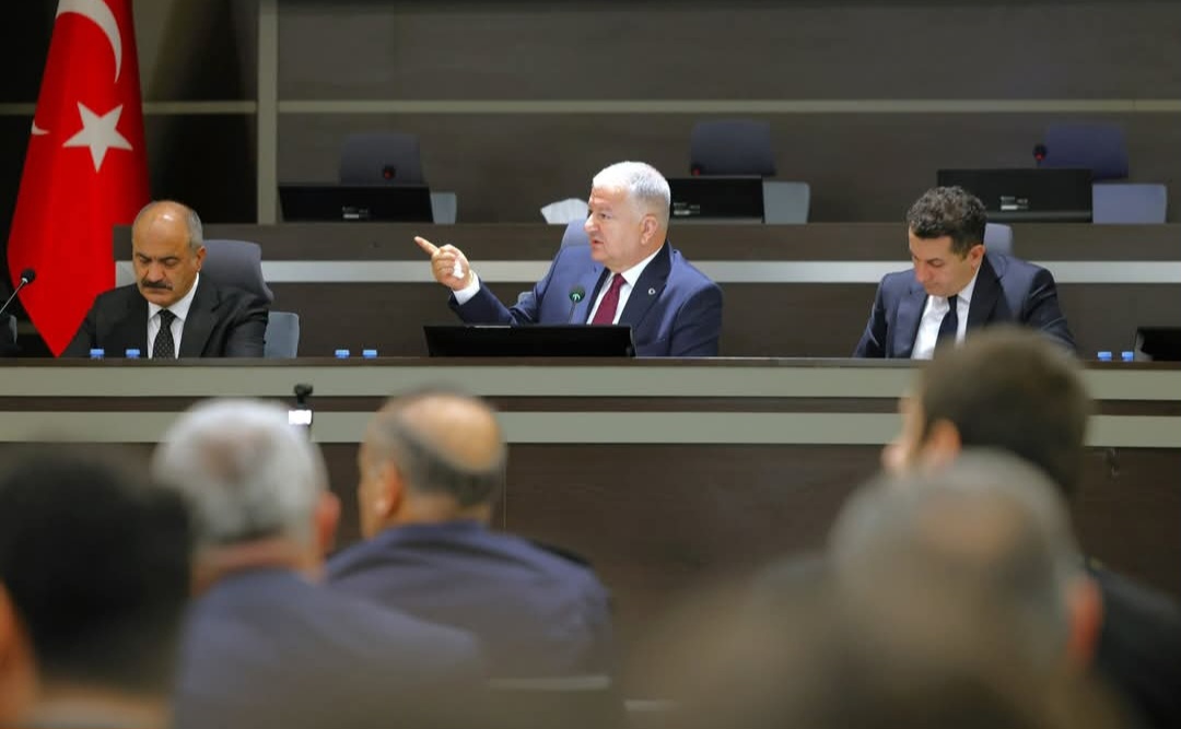 Vali Murat Duru Kurum amirleriyle istişarelerde bulundu 