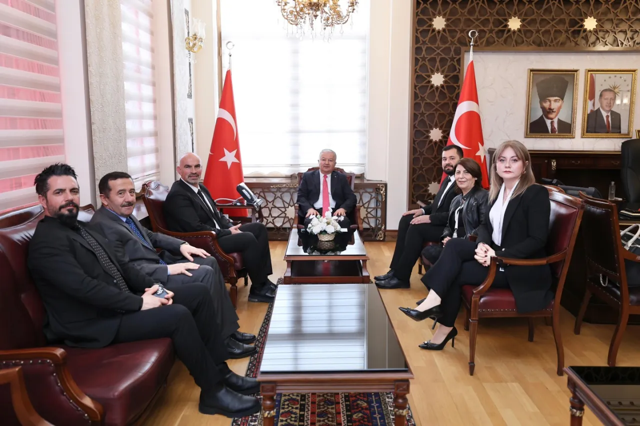 Aksaray Valisi Murat Duru, Nesibe Aydın Okulları Yöneticilerini Kabul Etti