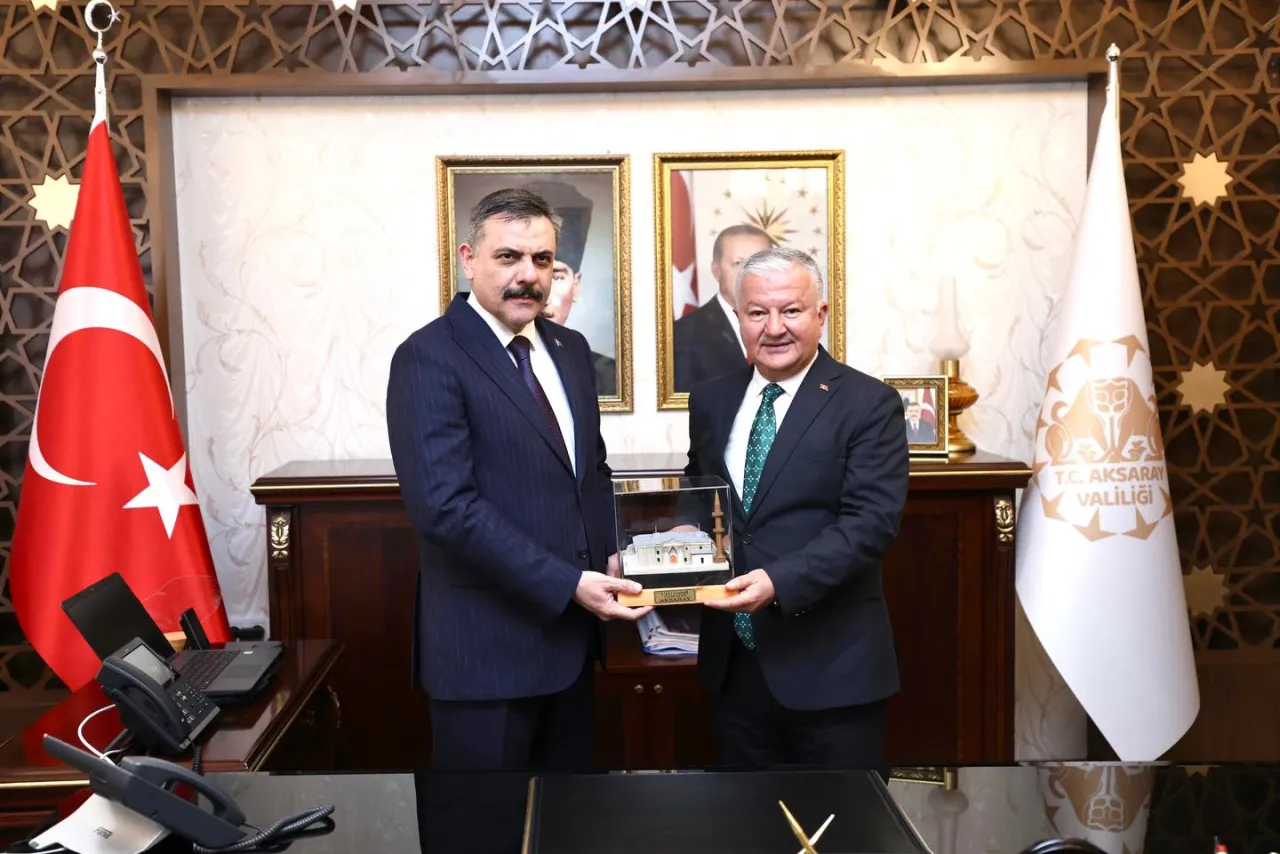 İçişleri Bakanı Çiftçi Aksaray Valiliği'ni Ziyaret Etti