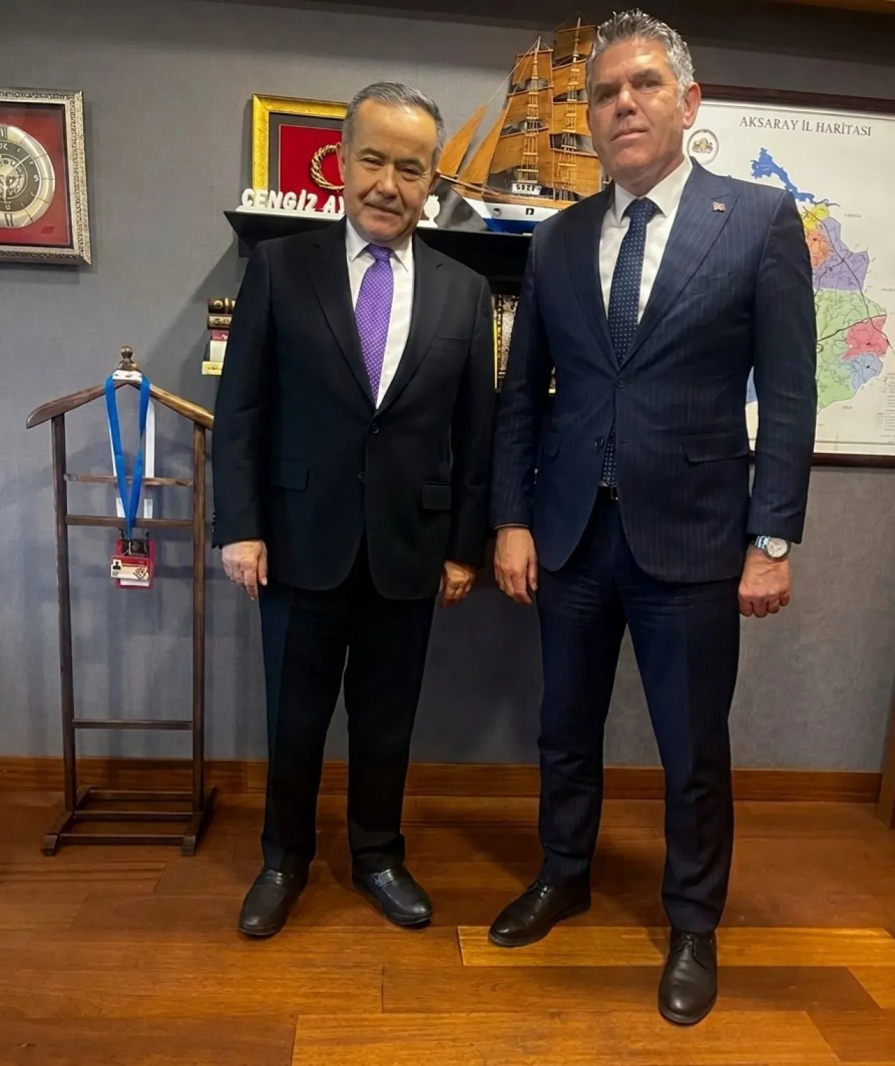 AK Partili Aydoğdu, Sultanhanı Belediye Başkanı Solak'ı Gazi Meclis'te Ağırladı