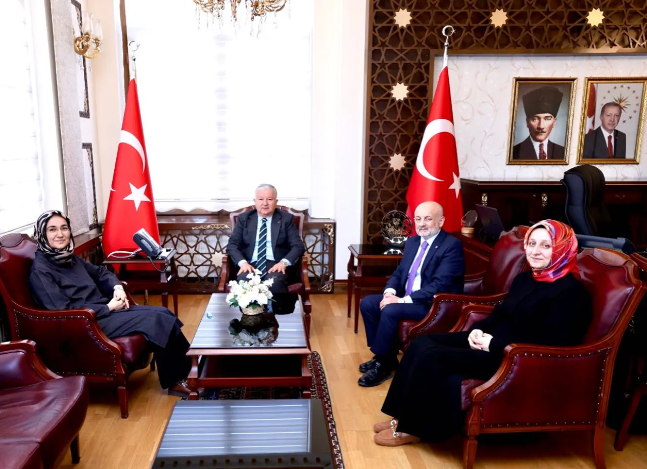 Aksaray Valisi Murat Duru, Diyanet İşleri Başkan Yardımcısı Boynukalın'ı Ağırladı