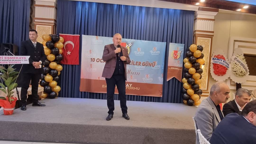 Gazetecilik Mesleğine Vefa: Aksaray'da Anlamlı Kutlama