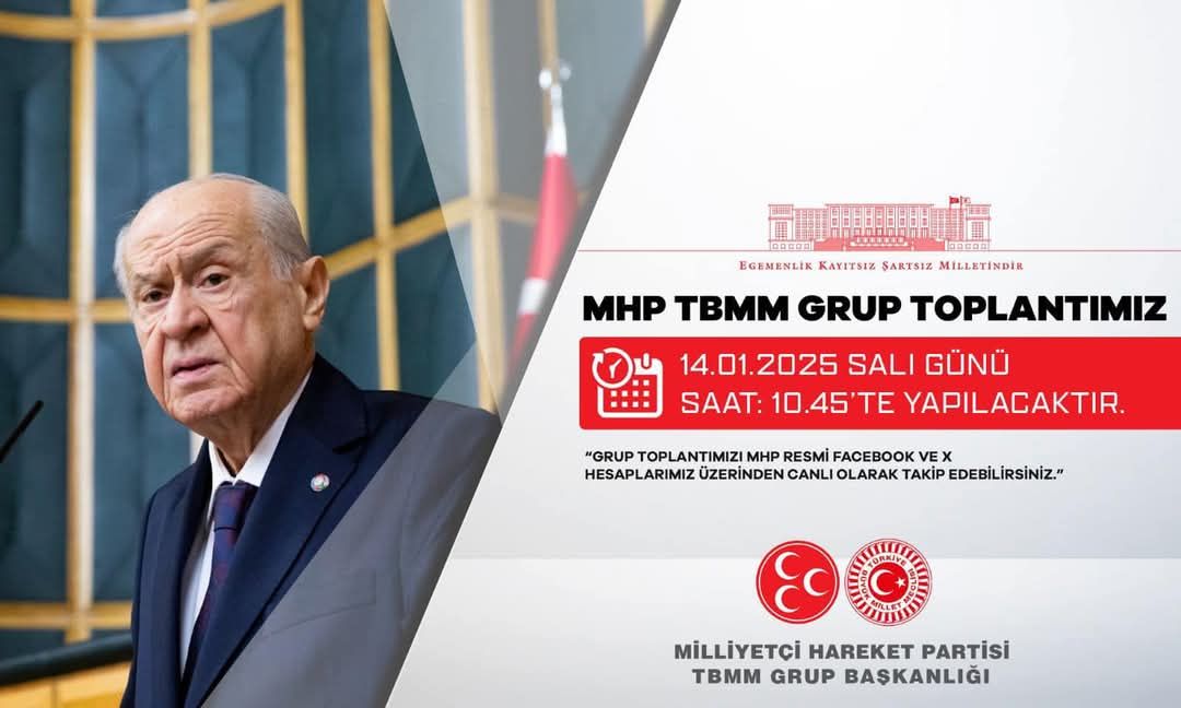 MHP TBMM Grup Toplantısı Yarın Gerçekleşiyor