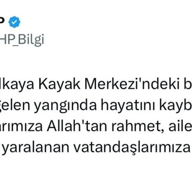 Yangın Felaketi: Kartalkaya'da Yas Var