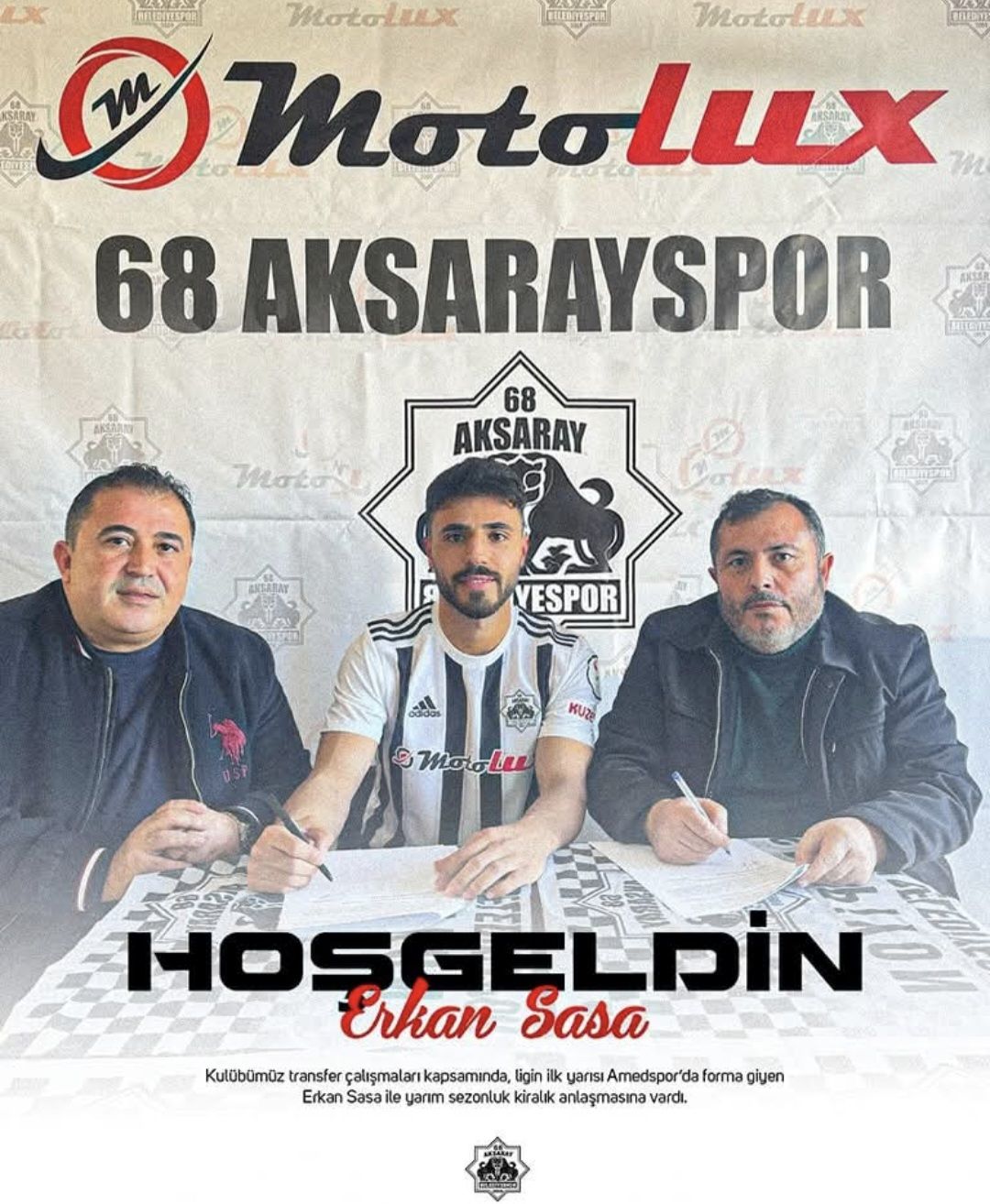 Aksarayspor Erkan Sasa'yı Kadrosuna Kattı