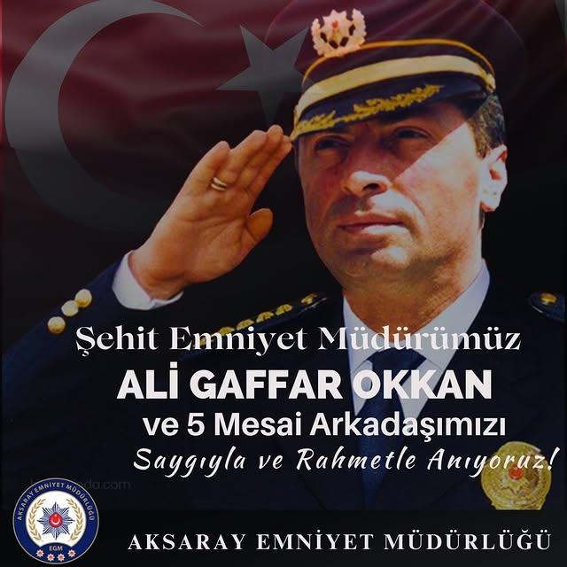Diyarbakır Emniyet Müdürü Ali Gaffar Okkan Şehit Edilişinin 24. Yılında Anıldı